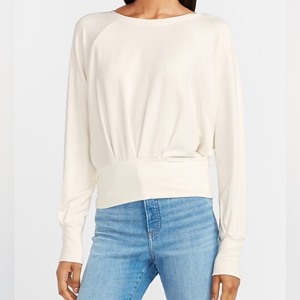 Express Balloon Sleeve Sweatshirt